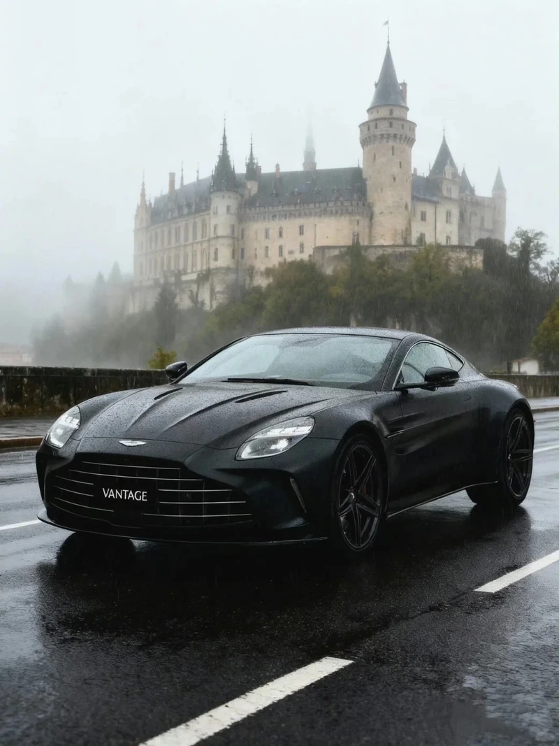 Màu xanh nổi bật cá tính Aston Martin Vantage màu xanh