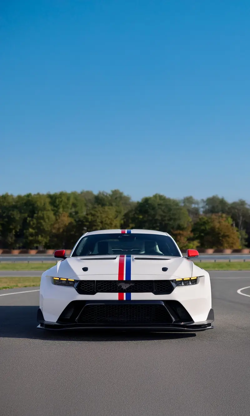 Nổi bật trên phố với Ford Mustang màu đỏ