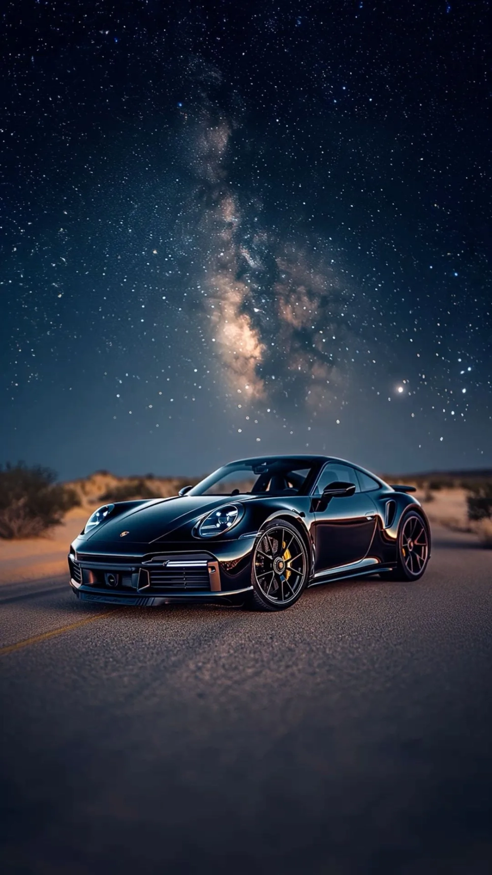 Thể hiện cá tính với hình nền xe ban đêm ngầu