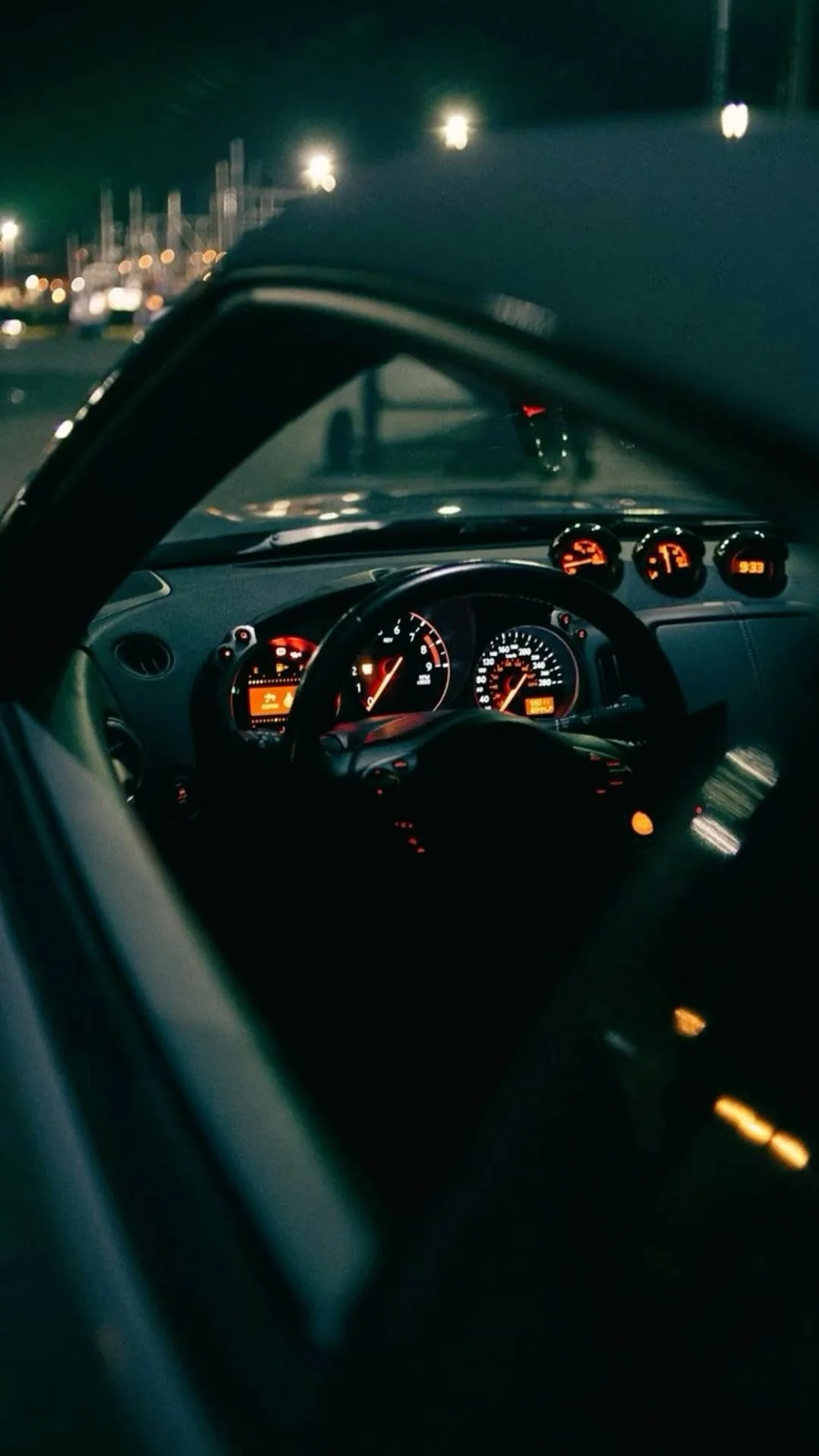 Trang trí điện thoại với hình nền xe ban đêm cho điện thoại