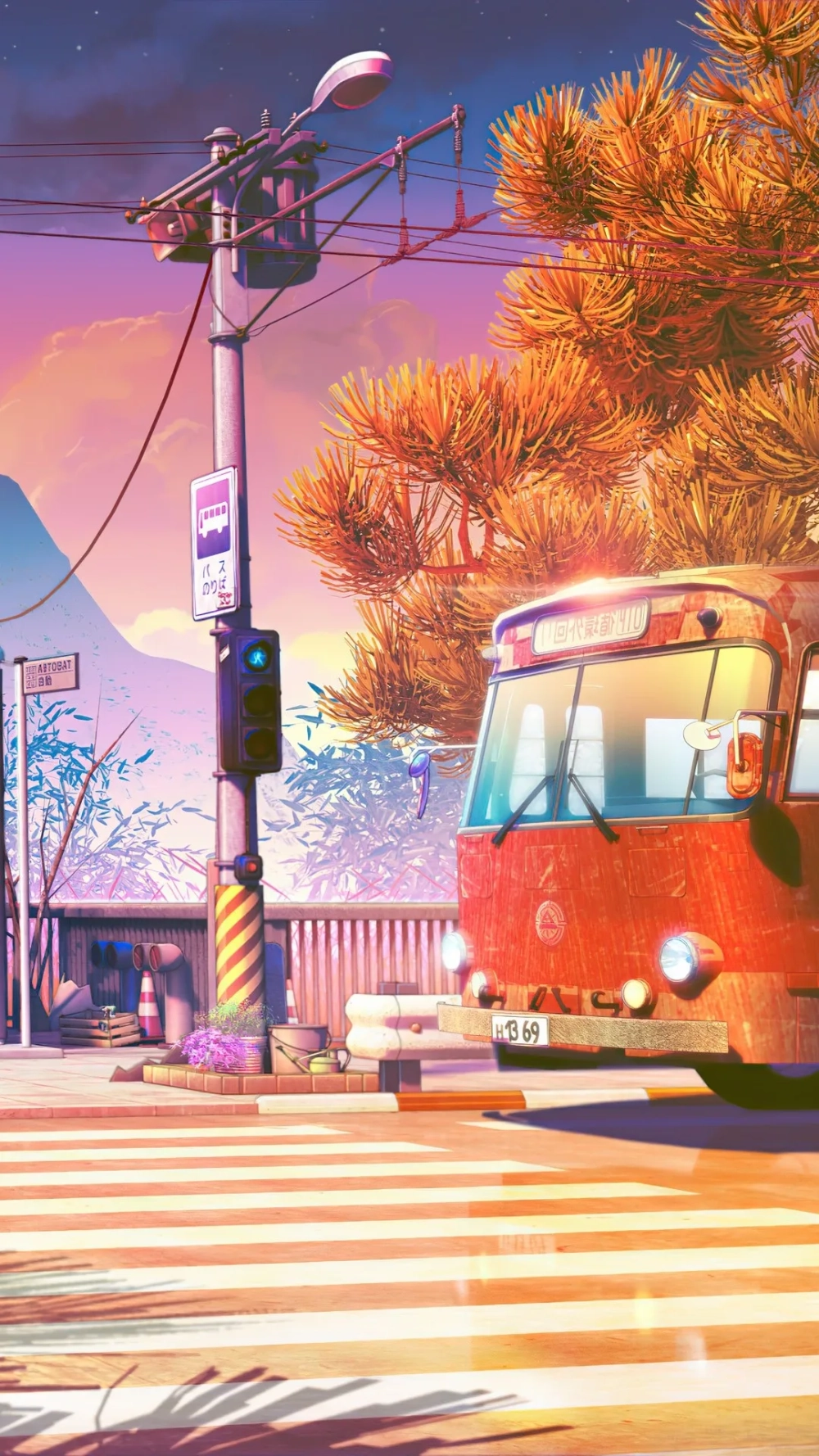 Trải nghiệm hình nền xe bus 4k sắc nét tuyệt vời