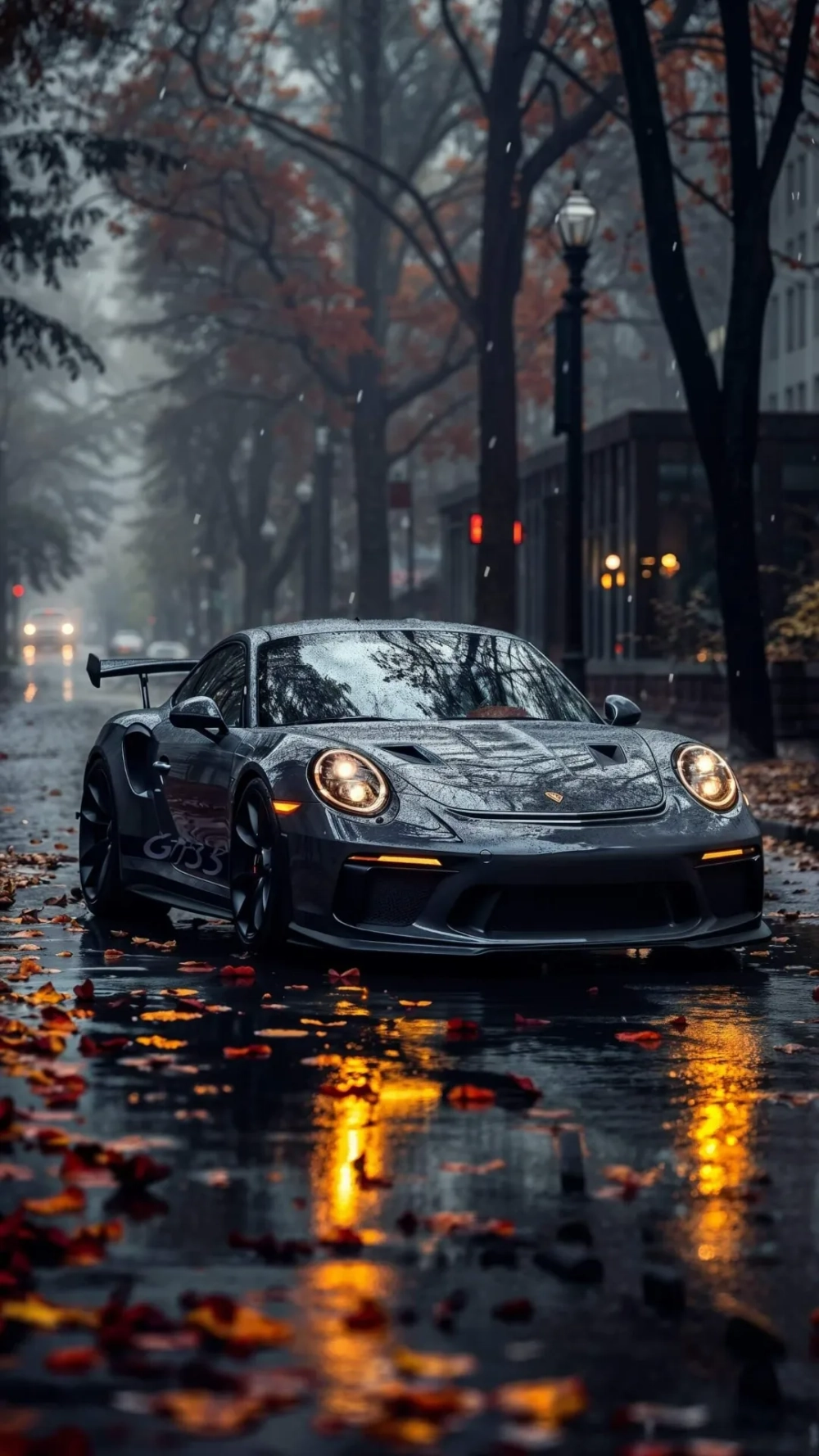 Khám phá hình nền xe dưới mưa nghệ thuật sáng tạo