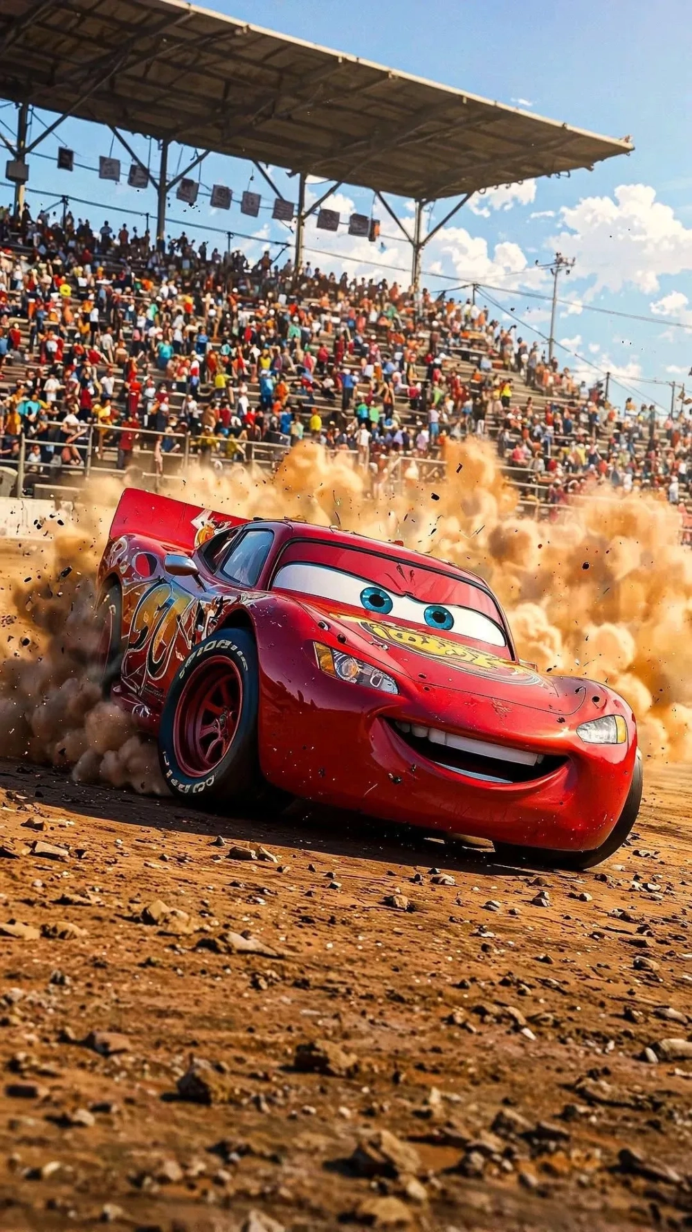 Thể hiện cá tính với hình nền xe hoạt hình phong cách