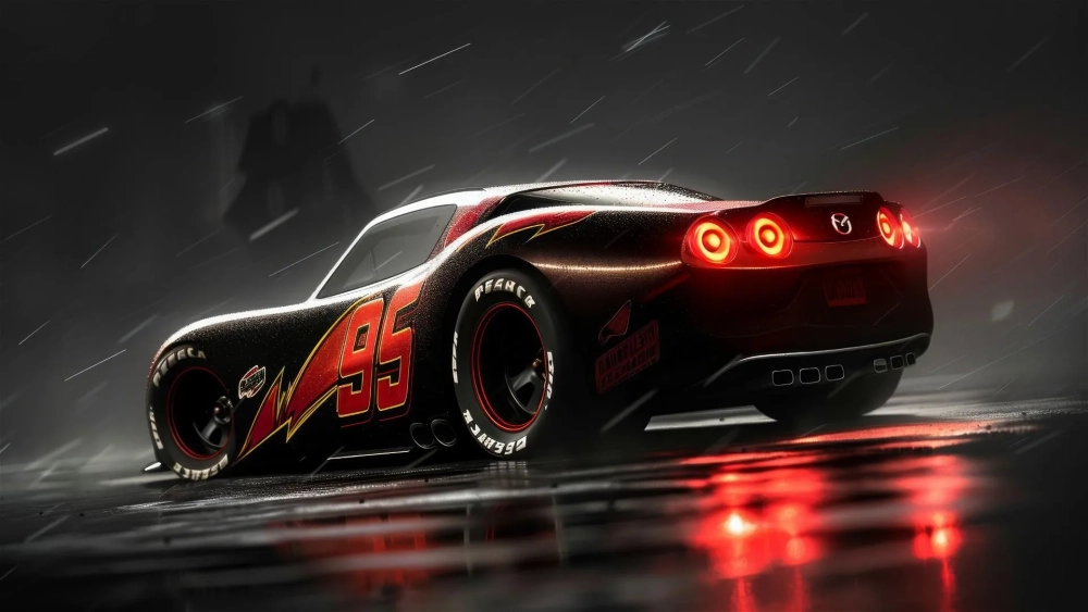 Giữ màn hình gọn gàng với hình nền xe hoạt hình đơn giản