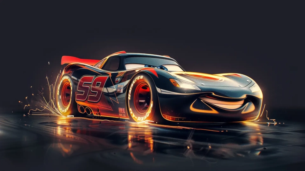 Thêm niềm vui với hình nền xe hoạt hình ngộ nghĩnh