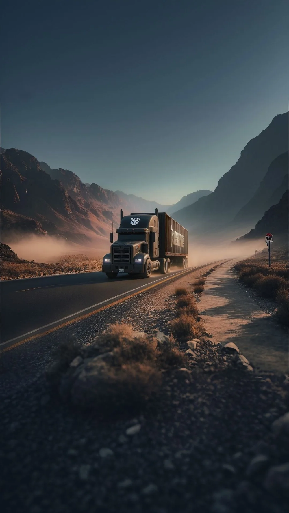 Phong cách hiện đại nhờ hình nền xe tải hiện đại