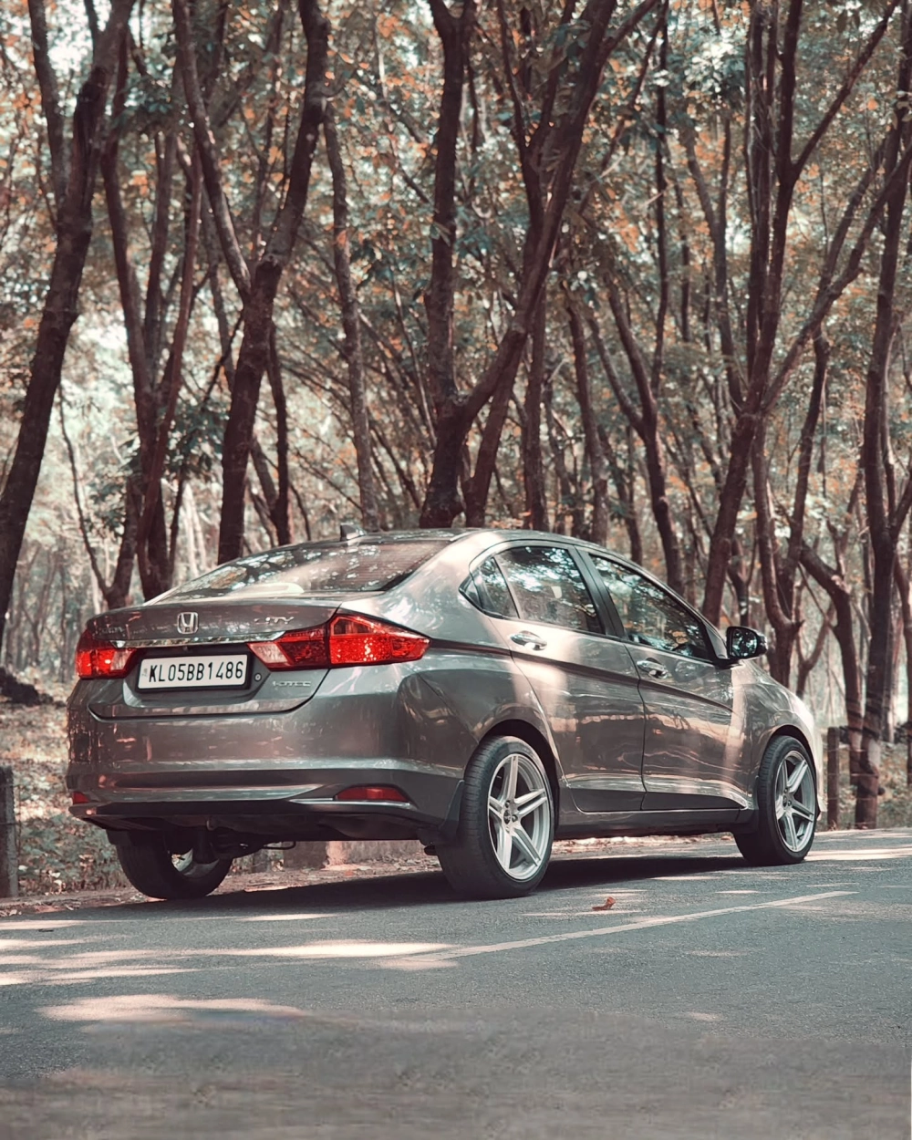 Honda City độ mâm (8) 5 chấu kép màu bạc thiết kế khỏe khoắn đẹp