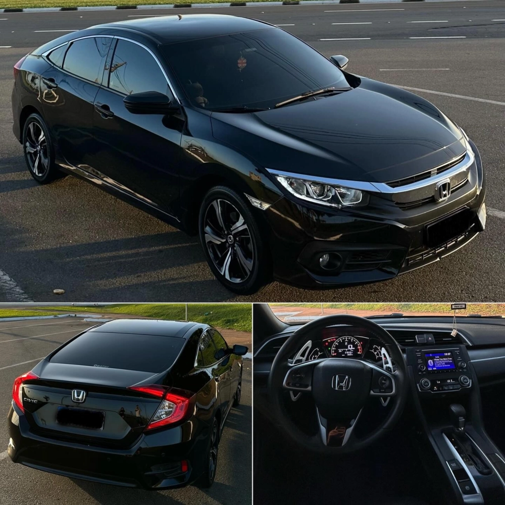Honda Civic Coupe đen độ mâm phay xước thể thao bản Si