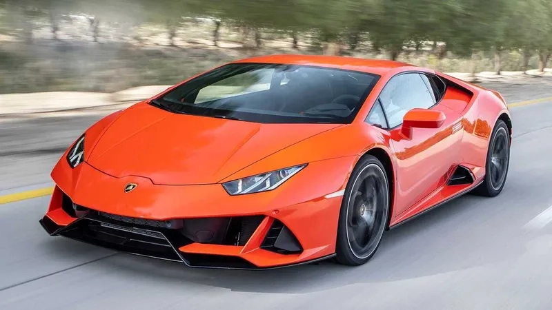 Xe lamborghini dành cho máy tính với hình ảnh sắc nét 4k