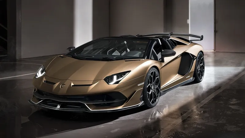 Lamborghini aventador svj coupe khoe dáng mạnh mẽ và sang trọng