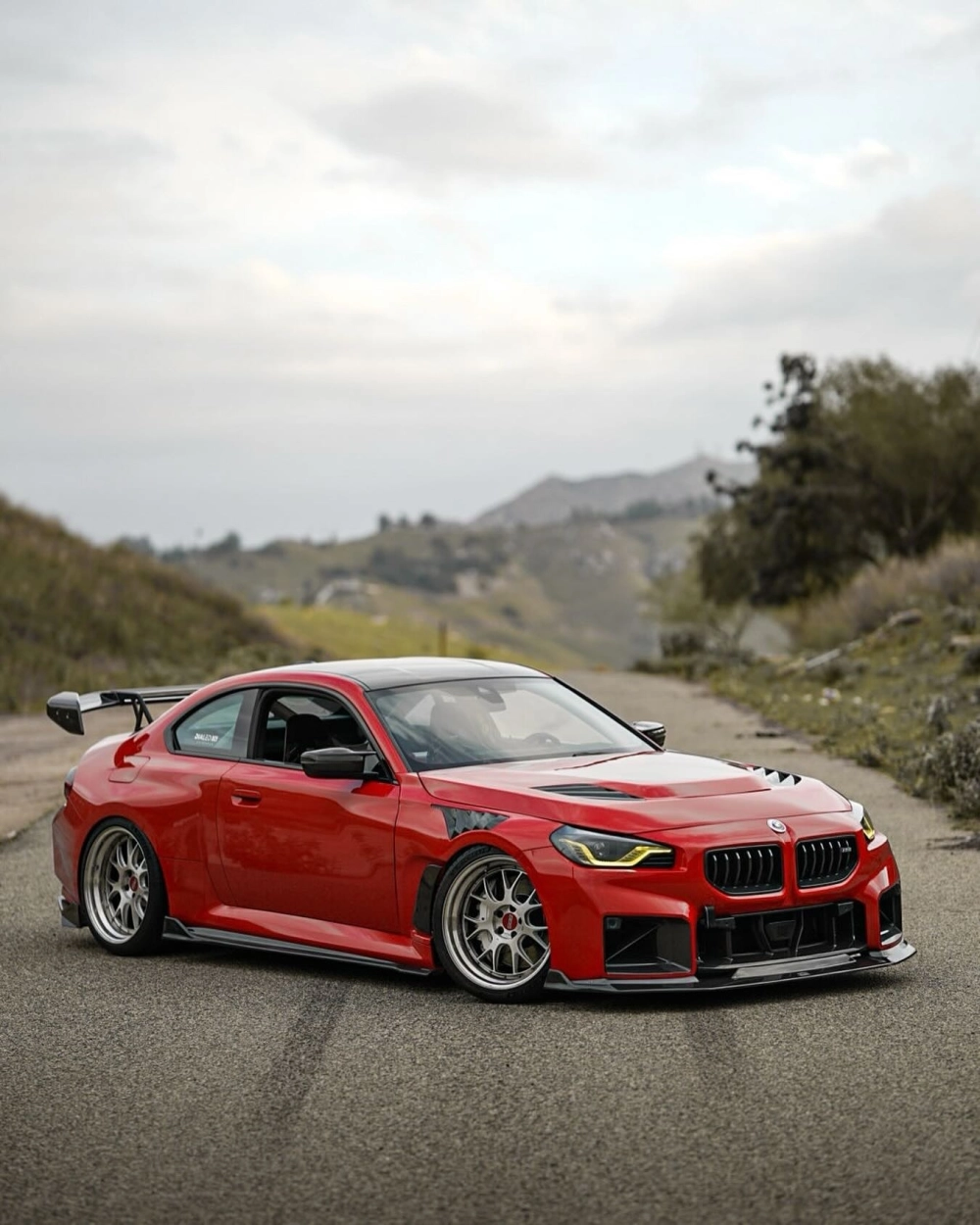 Cận cảnh mâm BBS Forged màu vàng đồng thiết kế cắt vát đẹp