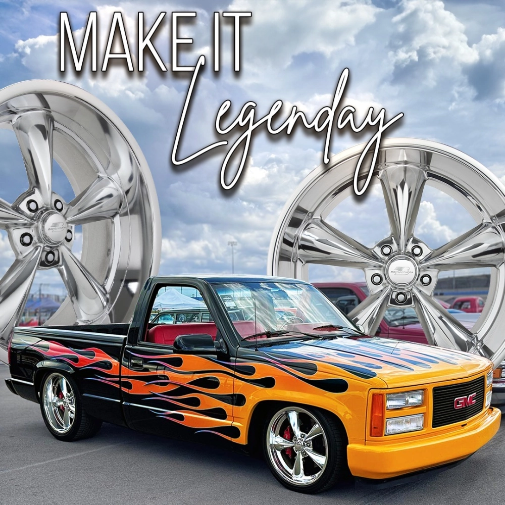 Mâm đúc 5 chấu cổ điển mạ chrome cho xe bán tải độ tem lửa đẹp