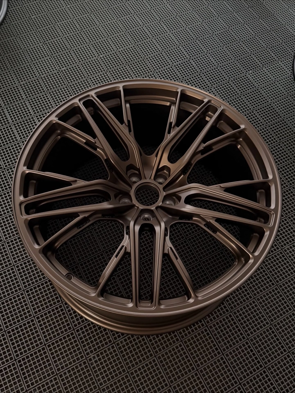 Mâm Forged màu nâu đồng nhám đa chấu thiết kế hiện đại sang trọng