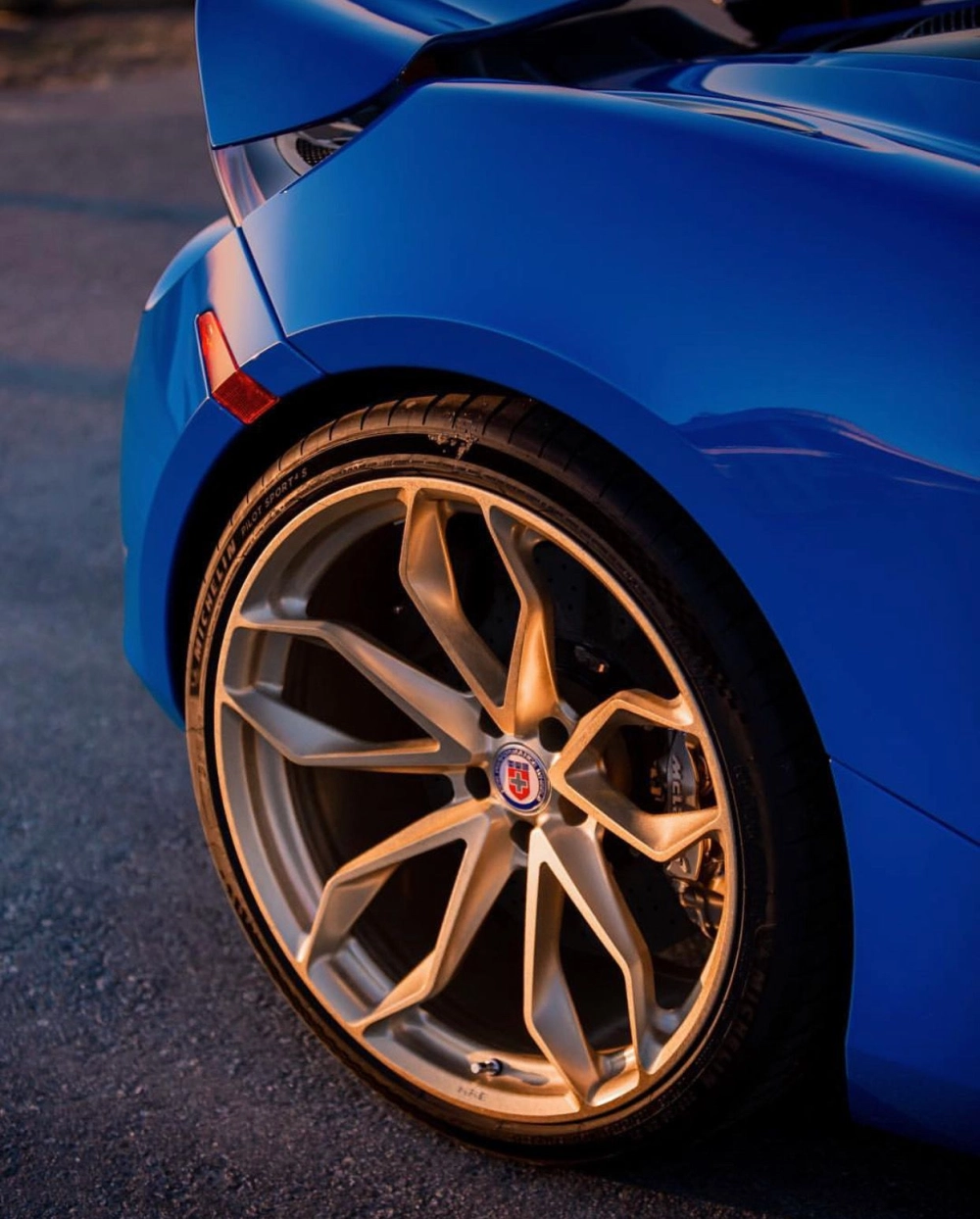 K3 độ mâm 18 inch màu đồng kiểu 5 chấu kép cao cấp đẹp xuất sắc