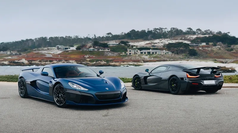 Rimac nevera với đèn LED rực rỡ mỗi khi xuất hiện