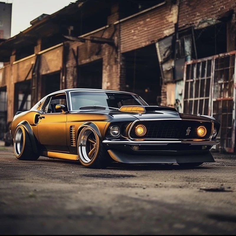 Chiếc xe cổ tinh tế xe cơ bắp mỹ cổ