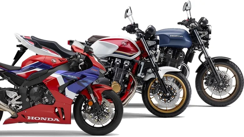 Tổng hợp các dòng xe mô tô 4 máy