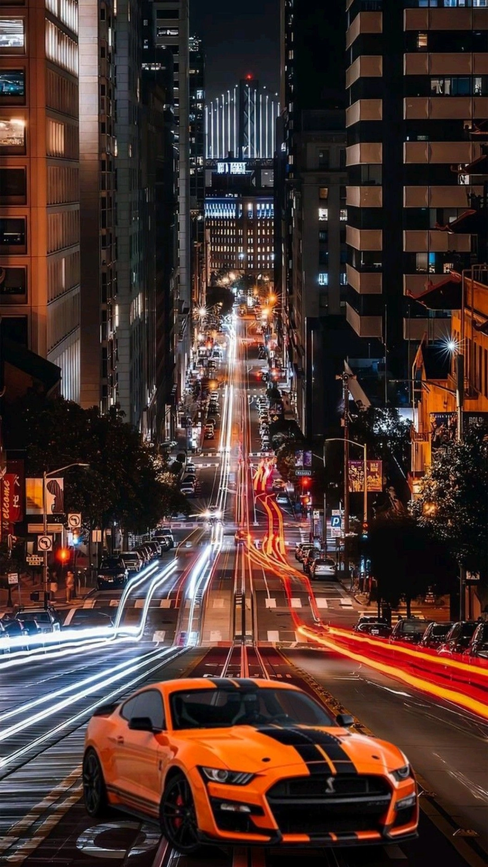 Bụi bặm và chất chơi với hình nền xe thể thao đường phố