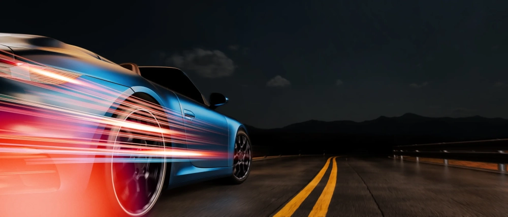 Trải nghiệm hình ảnh sắc nét 4k hình nền xe thể thao đường phố
