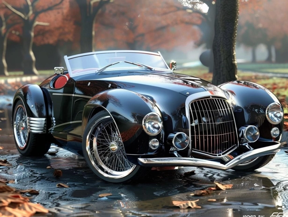 Thay áo mới dế yêu bằng ảnh nền xe cổ điển full hd cho điện thoại