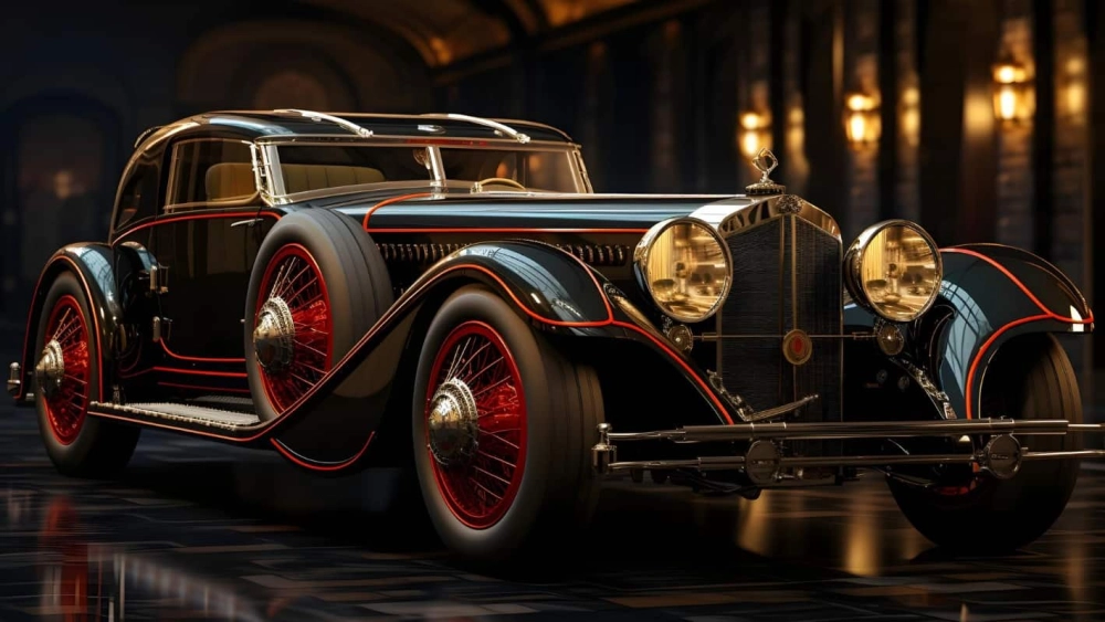 Lạ mắt và cuốn hút với mẫu ảnh nền xe cổ điển retro đẹp